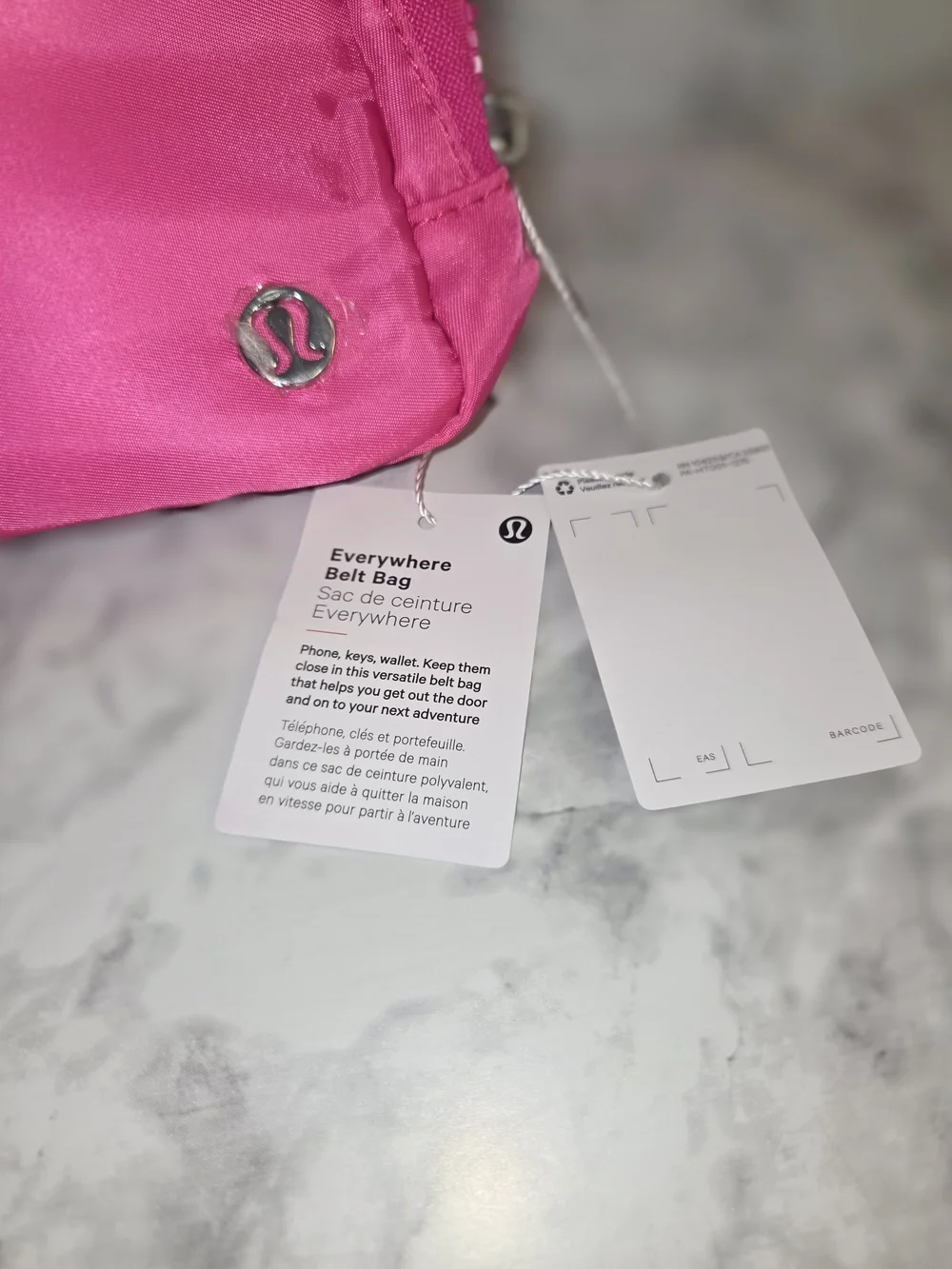 lululemon athletica Hot Pink Cosmetic Pouch